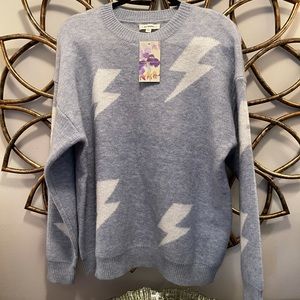NWT lightening bolt sweater